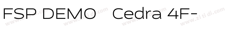 FSP DEMO   Cedra 4F字体转换
